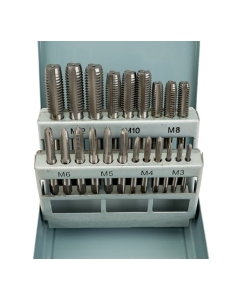 Купить Набор CNIC из 7 комплектов 3-х штучных метчиков М3-М12 9ХС в мет. коробке 21 позиция 53864  в E-mobi