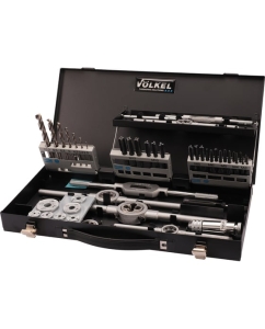 Купить Набор метчиков и плашек VOLKEL M3-M12 HSSE-VAP 52 предмета V49150 в E-mobi