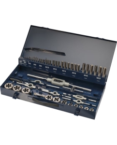 Купить Набор метчиков и плашек H-Tools M3-M20 HSS-G 54пр 245040HT в E-mobi