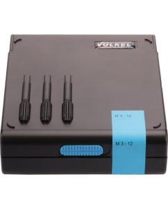 Купить Набор метчиков комплектных VOLKEL M3-M12 HSS-G DIN352 (+ вороток) 22пр V47001  в E-mobi