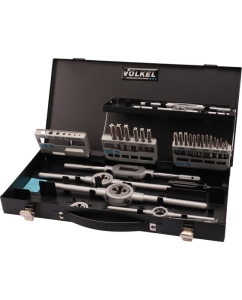 Купить Набор метчиков и плашек VOLKEL M3-M12 HSS-G 37 предметов V49107 в E-mobi