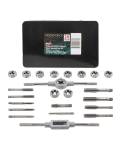 Купить Набор метчиков и плашек Rockforce метрический 24 предметов RF-M024-1(10457) в E-mobi