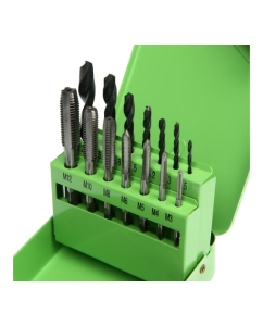 Купить Набор сверл и метчиков ТУНДРА 2.5 - 10.2 мм и М3 - М12, 15 предметов 2705964 в E-mobi