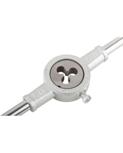 Купить Метрические плашки FIT Профи легированная сталь, 8 шт. М3-М12, плашкодержатель, блистер 70803  в E-mobi