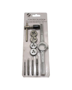 Купить Комплект резьбонарезного инструмента: вороток и плашкодержатель CNIC и по 4 метчика и плашки М3-М6 HSS и 9ХС ре 10 поз. 67124 в E-mobi