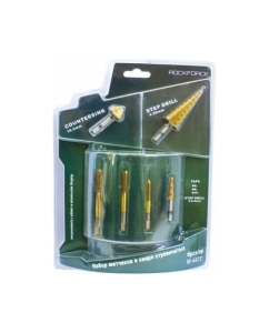 Купить Набор ступенчатых метчиков и сверел ROCKFORCE 6 предметов RF-44731 в E-mobi