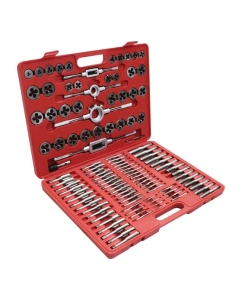 Купить Набор метчиков и плашек Optimus М2-М18, метрическая резьба, 110 предметов OPT-MTDS110 в E-mobi