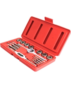 Купить Набор метчиков и плашек Optimus М3-М12, метрическая резьба, 16 предметов OPT-MTDS16 в E-mobi