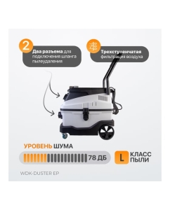 Купить Промышленный пылесос WIEDERKRAFT WDK-DUSTER EP  в E-mobi
