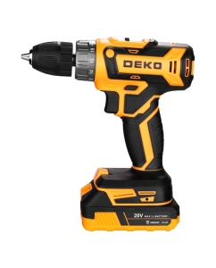 Купить Аккумуляторная дрель-шуруповерт DEKO DKCD20FU-Li в кейсе + набор 63 инструмента для дома, 20В, 2х2.0Ач (2024) 063-4093  в E-mobi