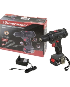 Купить Аккумуляторный шуруповерт Энергомаш ДШ-12 в E-mobi