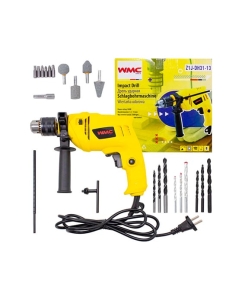 Купить Ударная электрическая дрель WMC TOOLS с аксессуарами WMC-Z1J-DH31-13(51351) в E-mobi