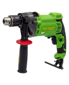 Купить Дрель электрическая ударная PROCRAFT 1350Вт, 0-2950 об/мин, 0-44800 уд/мин PS1350  в E-mobi