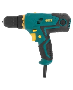 Купить Электрическая дрель-шуруповерт FIT 300 Вт, 0-500/1650 об/мин, БзП 10 мм, резкий наклон, 25 Нм, быстрая смена щеток 80016 в E-mobi