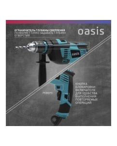Купить Электрическая ударная дрель OASIS DU-100 4640039480280  в E-mobi