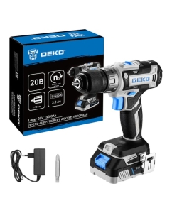 Купить Аккумуляторная дрель-шуруповерт DEKO Loner 20V, 20В, 1x3.0Ач 085-1006 в E-mobi