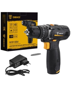 Купить Дрель-шуруповерт ударная аккумуляторная DEKO GCD12DU 12В, 1x1.5Ач 063-4039 в E-mobi