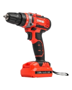 Купить Аккумуляторная дрель СПЕЦ БДА-12-2, 12 В, 2 аккумулятора, 2,0 Ач, Ли-Ион, 0-400/0-1500 об/мин, 27 Нм, реверс, регулировка момента, подсветка, зарядка 1 ч, кейс СПЕЦ-3370  в E-mobi