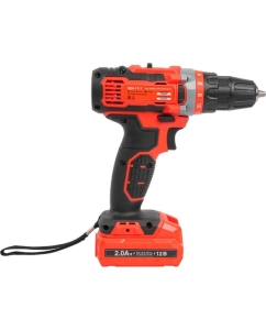 Купить Аккумуляторная дрель СПЕЦ БДА-12-2, 12 В, 2 аккумулятора, 2,0 Ач, Ли-Ион, 0-400/0-1500 об/мин, 27 Нм, реверс, регулировка момента, подсветка, зарядка 1 ч, кейс СПЕЦ-3370  в E-mobi