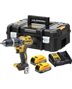 Купить Аккумуляторная ударная дрель-шуруповерт DEWALT DCD796E2T, 18 В, 2000 об/мин, 34000 уд/мин, с 2 АКБ 1.7 Ач и ЗУ, в кейсе DCD796E2T-QW в E-mobi