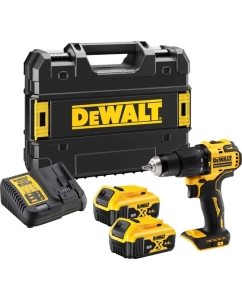 Купить Аккумуляторная ударная дрель-шуруповерт DEWALT DCD709M2T, 18 В, 1650 об/мин, 28050 уд/мин, с 2 АКБ 4 Ач и ЗУ, в кейсе TSTAK DCD709M2T-QW в E-mobi
