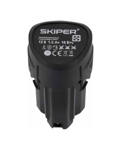 Купить Аккумуляторная дрель-шуруповерт SKIPER CS2600-1 (12В, 2 аккумулятора, 1,5 А/ч Li-ion, 2 ск, 19 Нм, кейс) 00-00015031  в E-mobi