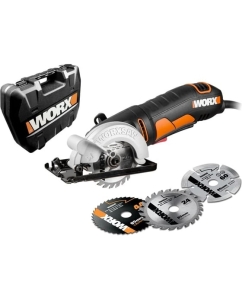 Купить Дисковая пила WORX 400 Вт, 85 мм, кейс WX423.1  в E-mobi