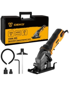 Купить Дисковая (циркулярная) пила DEKO CSDK-900 в кейсе, 900Вт, 85мм диск 085-1154 в E-mobi