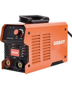 Купить Инверторный сварочный аппарат (220 А; дисплей; кабель 2.5+1.5 м) Gigant GWM-220 в E-mobi