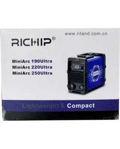 Купить Инверторный сварочный аппарат (220 А; 2+1.5 м; ПВ 60%) Richip MiniArc 220Ultra  в E-mobi