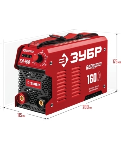 Купить Инверторный сварочный аппарат Зубр 160 А, СА-160  в E-mobi