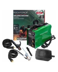 Купить Сварочный аппарат Rockforce 4.5 кВт, 230 В, диаметр электрода - 1.6-4 мм, сварочный ток - 20-220 А RF-MMA-220(58942) в E-mobi