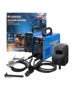 Купить Сварочный аппарат Forsage 3.7 кВт, 230 В, диаметр электрода - 1.6-3.2 мм, сварочный ток - 20-210 А F-MMA-210(58939) в E-mobi