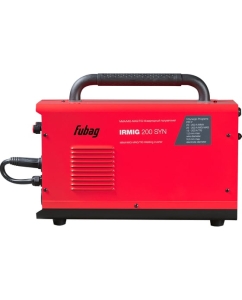 Купить Сварочный инвертор полуавтомат FUBAG IRMIG 200 SYN с горелкой 250А 41384  в E-mobi
