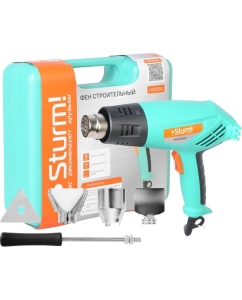 Купить Фен технический Sturm 2000 Вт, 350/550C, 250/550л/мин, 5 насадок, кейс HG2004 в E-mobi