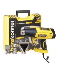 Купить Технический фен Hanskonner 2300 Вт, 50/50-650C, 250-500л/мин, КЕРАМ., ЖК-дисп., кейс HHG2023CD в E-mobi