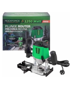 Купить Фрезер ручной Rockforce 1250Вт, 12000-30000 об/мин, ход фрезы 54мм, цанги  6,8мм RF-9502(60753)  в E-mobi