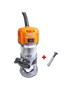 Купить Кромочный набор фрезер СПЕЦ МФУ-800, 800 Вт, фреза пазовая Т-образная 12,7x13 мм, хвостовик 8 мм СПЕЦ-4077/1411600 в E-mobi