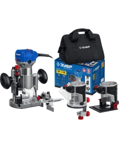 Купить Кромочный фрезер ЗУБР Профессионал 750 вт, 3 основания, сумка ФПК-750Н в E-mobi