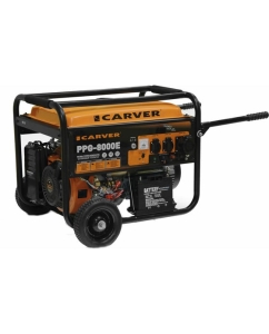 Купить Генератор бензиновый CARVER PPG-8000Е LT-190F 01.020.00006 в E-mobi