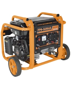 Купить Генератор CARVER PPG- 3600АM бензин LT-168F-1, 2,5/2,8 кВт, 220В, бак 15 л, колеса 01.020.00026 в E-mobi