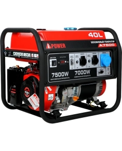 Купить Бензиновый генератор A-iPower A7500 20111 в E-mobi