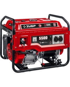 Купить Бензиновый генератор с электростартером ЗУБР 5500 Вт СБ-5500Е в E-mobi