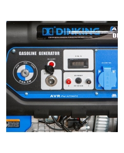 Купить Бензиновый генератор Dinking DKA8500EW (8,5кВт, электростартер, 17лс, колёса, АВР) ГЕН015  в E-mobi