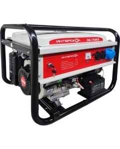 Купить Бензиновая синхронная электростанция Интерскол ЭБ-7500Э 796.0.0.40 в E-mobi