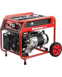 Купить Бензоэлектростанция Hammer Flex GN6000T 5.5КВт 220В 50Гц бак 30л непр.9ч 522792 в E-mobi