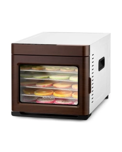 Купить Сушилка для овощей и фруктов Kitfort КТ-4942 коричневый; серебристый в E-mobi