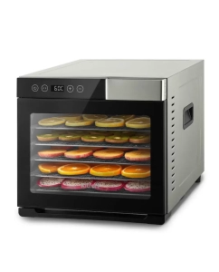 Купить Сушилка для овощей и фруктов Kitfort КТ-4941 черный; серебристый в E-mobi