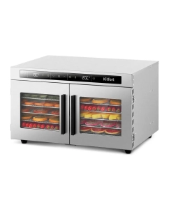 Купить Сушилка для овощей и фруктов Kitfort KT-4935 серебристый; черный в E-mobi