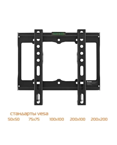 Купить Фиксированный кронштейн для телевизора BURO FX1S 15-48 черный  в E-mobi